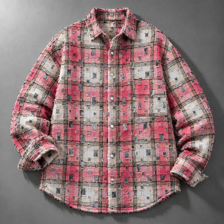 Mosaic Patchwork Plaid Shirt — ce_soul_s1_01