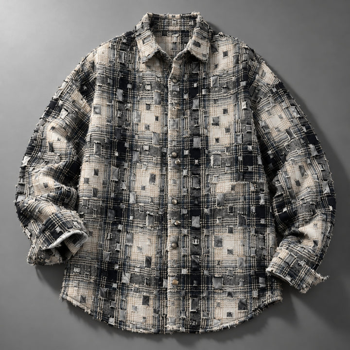 Mosaic Patchwork Plaid Shirt — ce_soul_s1_01