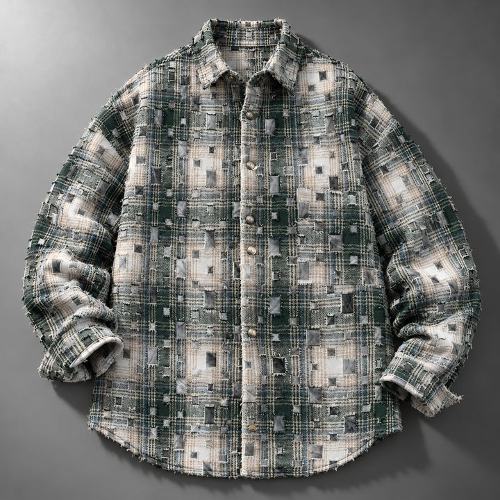 Mosaic Patchwork Plaid Shirt — ce_soul_s1_01