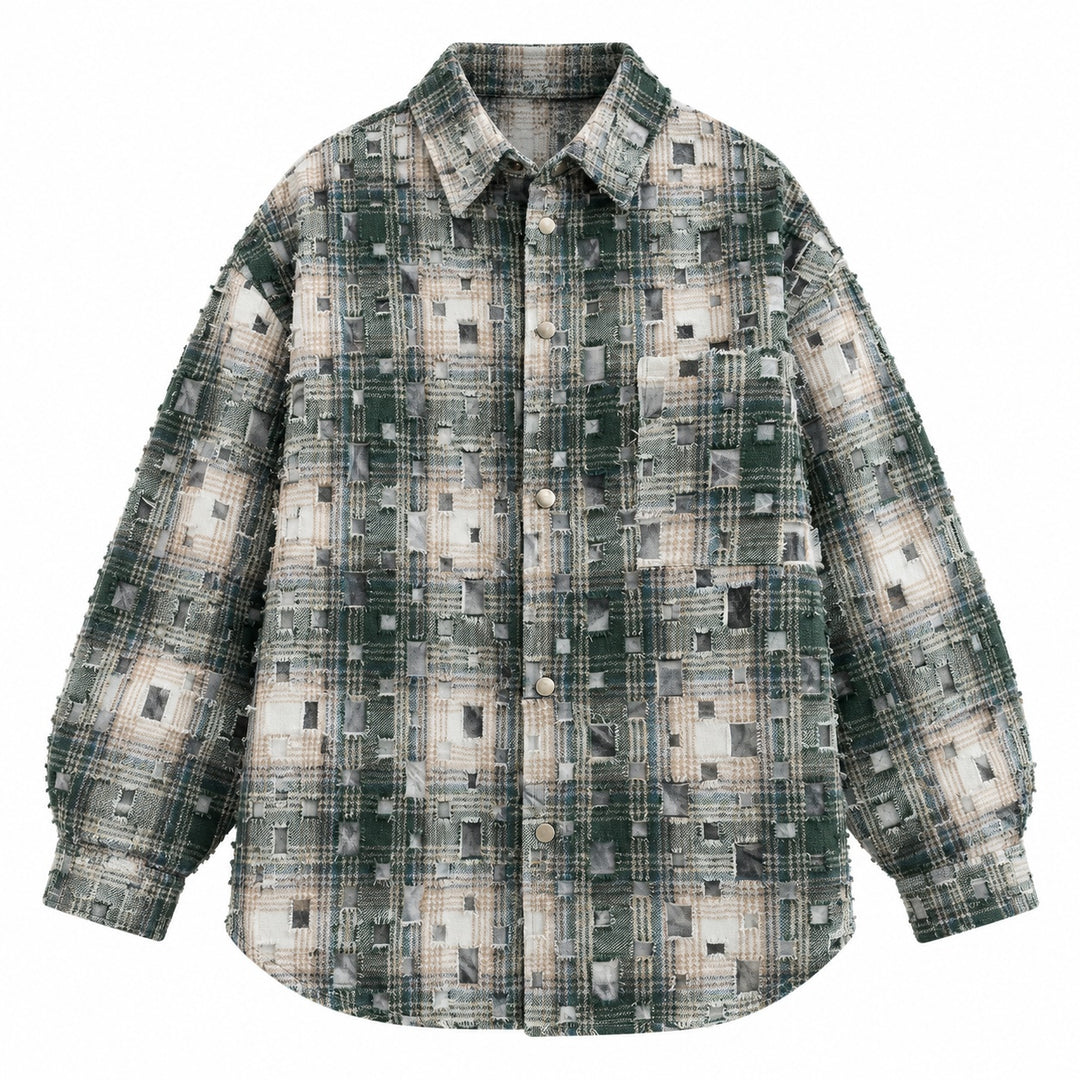 Mosaic Patchwork Plaid Shirt — ce_wb_01