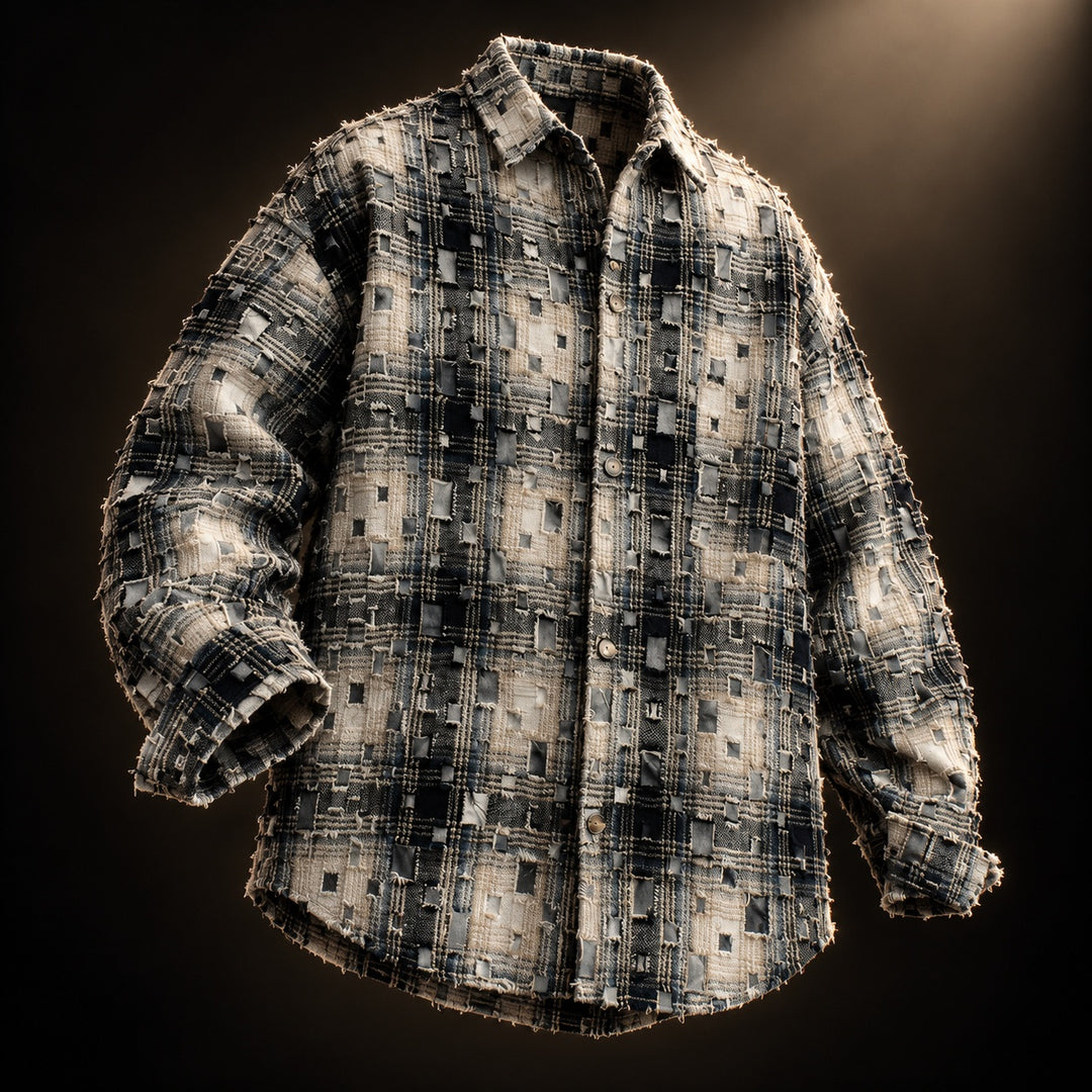 Mosaic Patchwork Plaid Shirt — ce_soul_s3_01