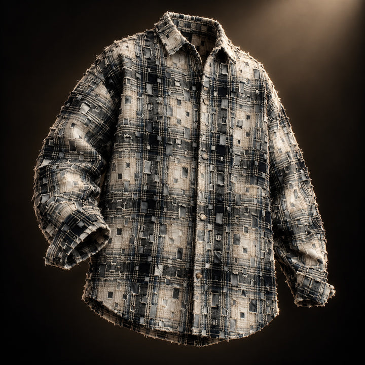 Mosaic Patchwork Plaid Shirt — ce_soul_s3_01