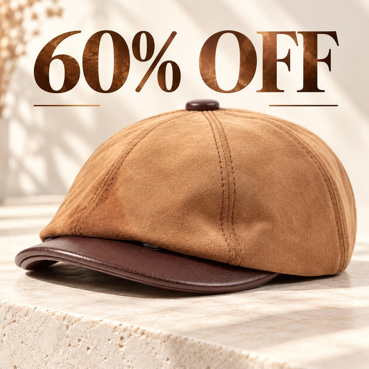 Newsboy Suede Leather Cap — ce_metastatic_01