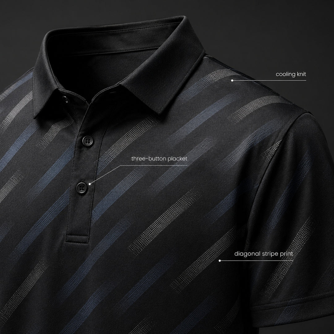 Obliqua Diagonal Stripe Polo — ce_metastatic_01
