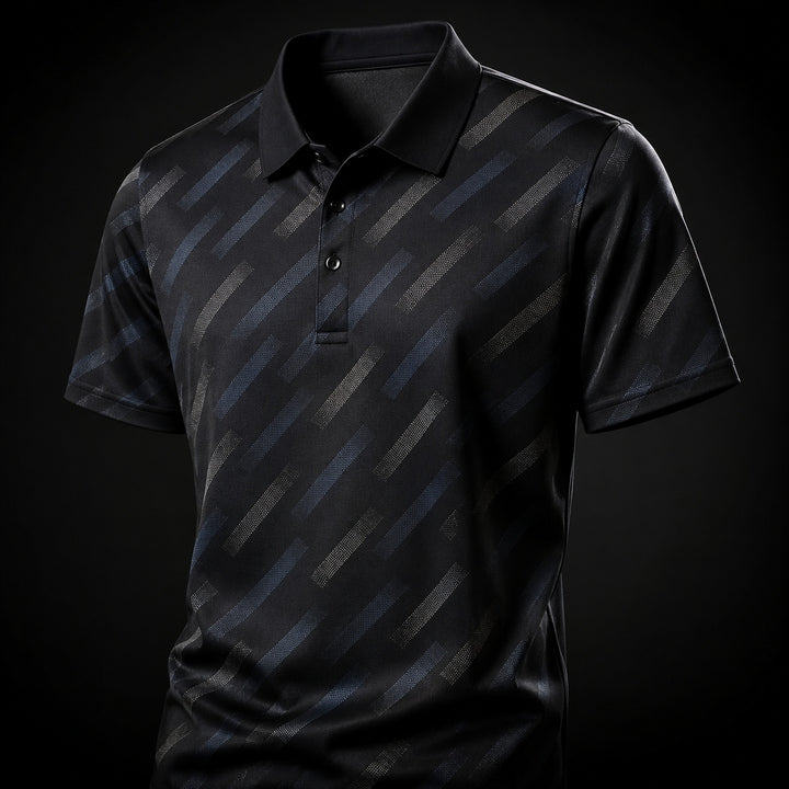 Obliqua Diagonal Stripe Polo — ce_metastatic_05