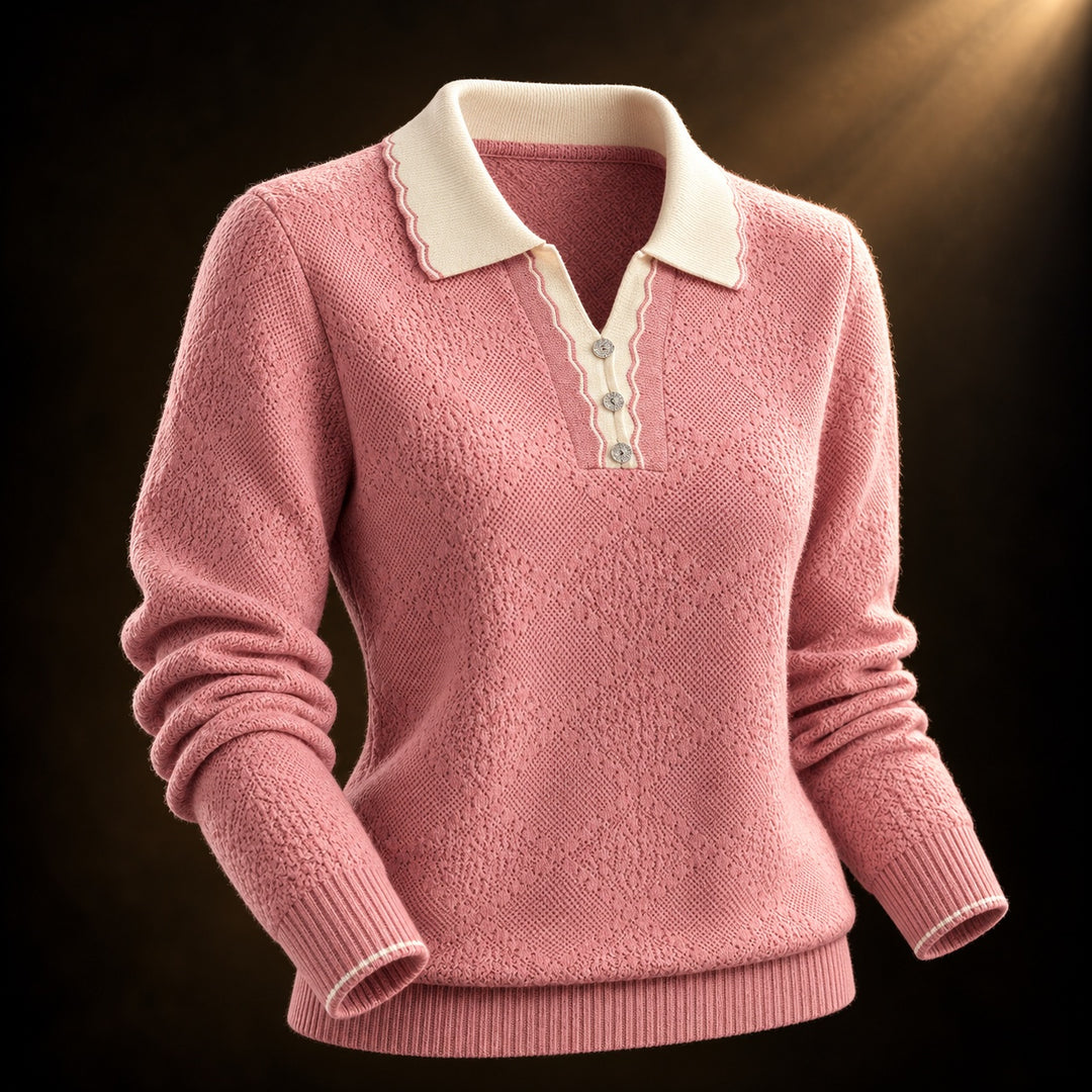 Odette Scallop Polo Sweater — ce_soul_s3_01