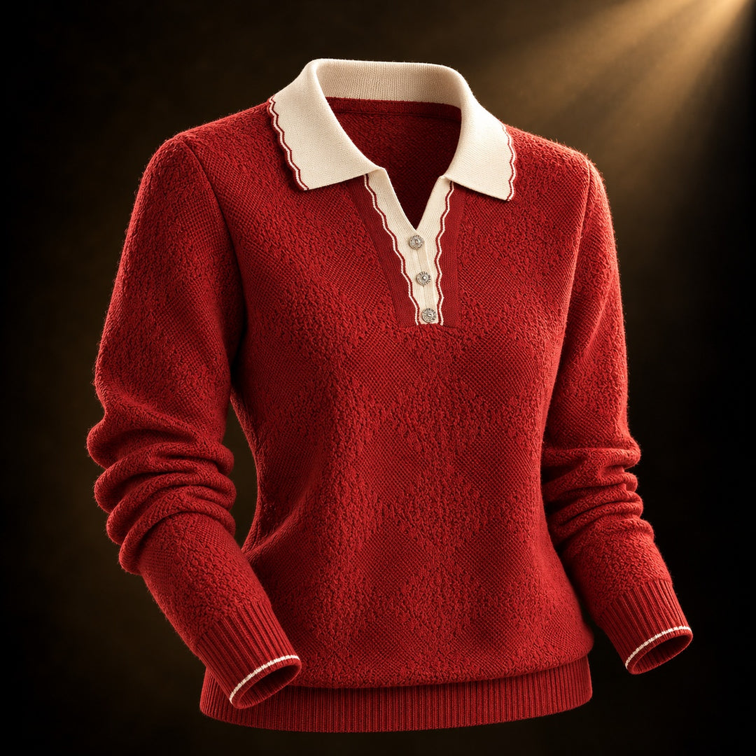 Odette Scallop Polo Sweater — ce_soul_s3_01