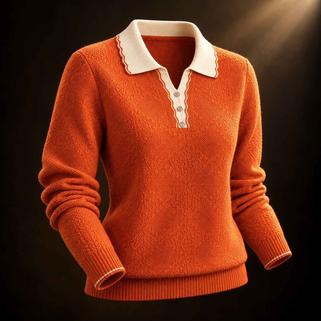 Odette Scallop Polo Sweater — ce_soul_s3_01