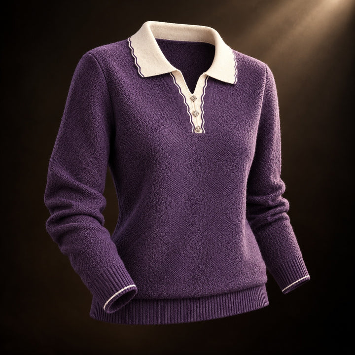 Odette Scallop Polo Sweater — ce_soul_s3_01
