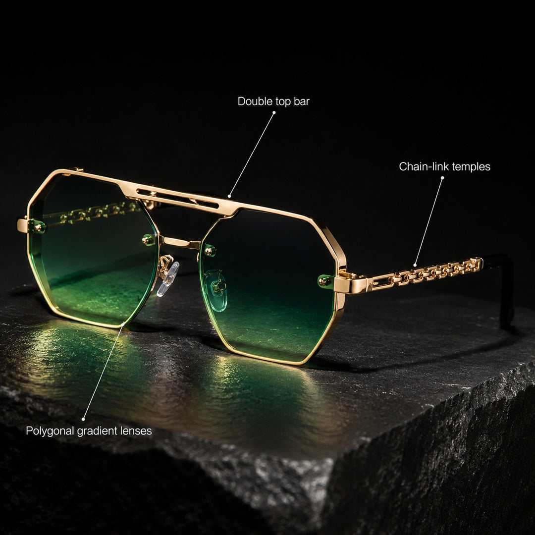 Ottagono Polygon Metal Sunglasses — ce_metastatic_04
