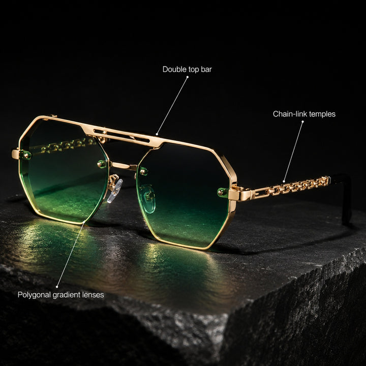 Ottagono Polygon Metal Sunglasses — ce_metastatic_04
