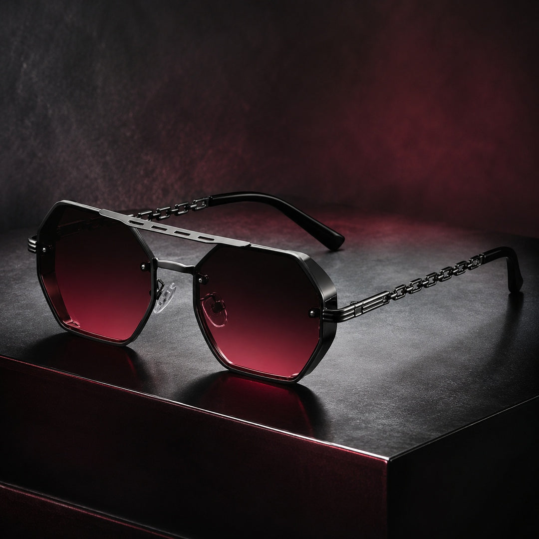 Ottagono Polygon Metal Sunglasses — ce_metastatic_05