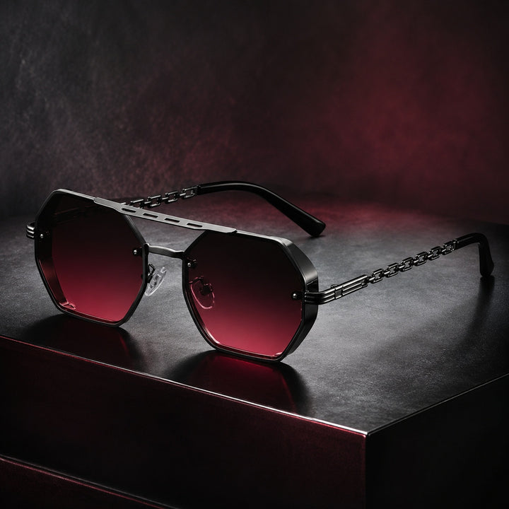 Ottagono Polygon Metal Sunglasses — ce_metastatic_05