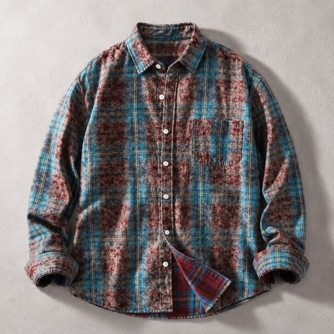 Painter Plaid Cotton Shirt — ce_soul_s1_01