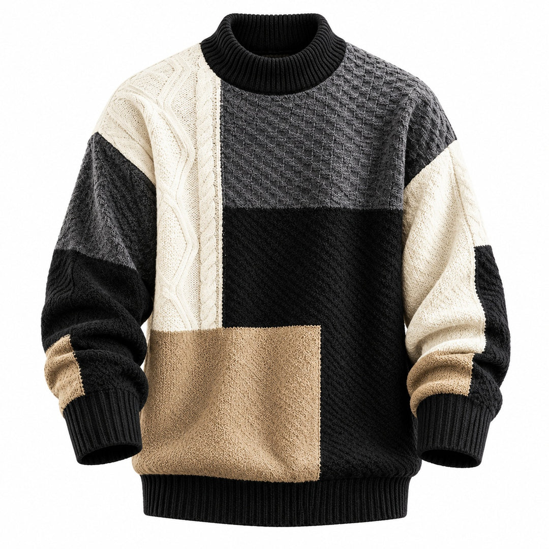 Patchwork Cable Knit Sweater — ce_wb_01