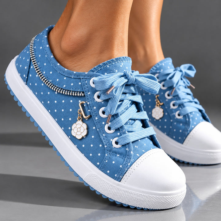 Pinpoint Dot Canvas Sneakers — ce_brooklyn_s3_01