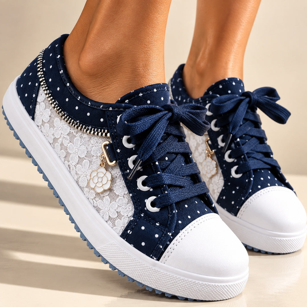 Pinpoint Dot Canvas Sneakers — ce_brooklyn_s3_01