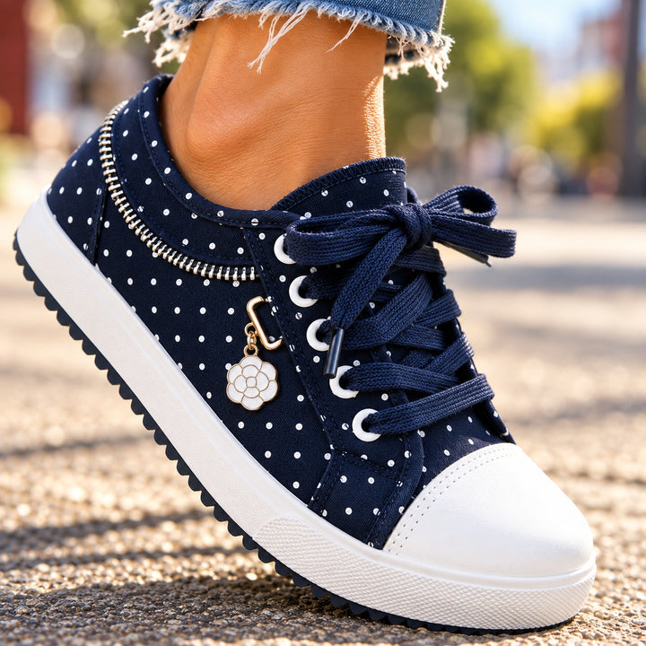 Pinpoint Dot Canvas Sneakers — ce_brooklyn_s3_01
