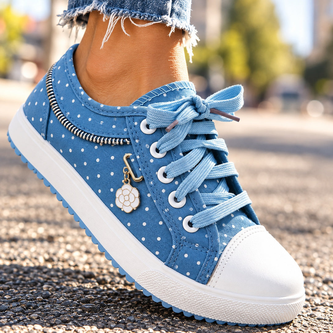 Pinpoint Dot Canvas Sneakers — ce_brooklyn_s2_01