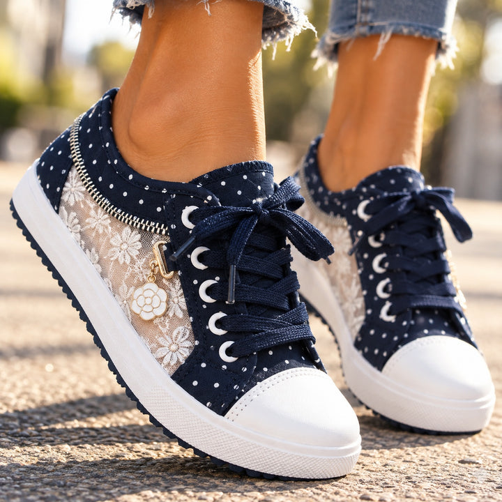 Pinpoint Dot Canvas Sneakers — ce_brooklyn_s1_01