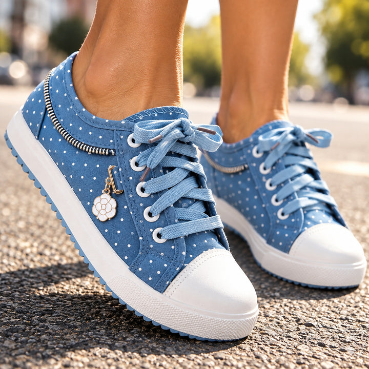 Pinpoint Dot Canvas Sneakers — ce_brooklyn_s1_01