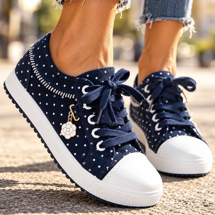 Pinpoint Dot Canvas Sneakers — ce_brooklyn_s1_01