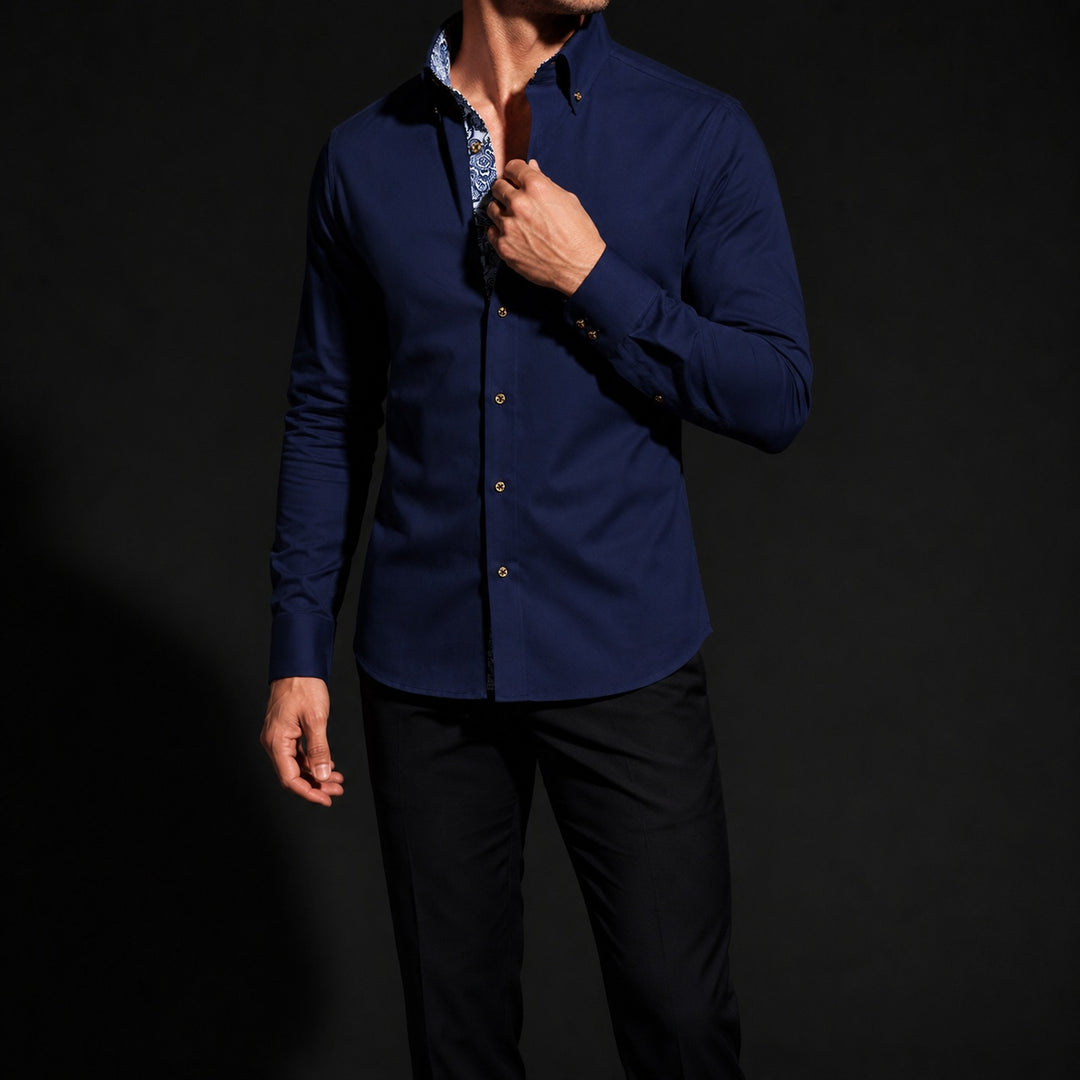 Porcellana Blue Willow Dress Shirt — ce_studio_01