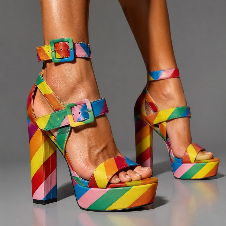 Prismatica Rainbow Platform Sandals — ce_brooklyn_s3_01