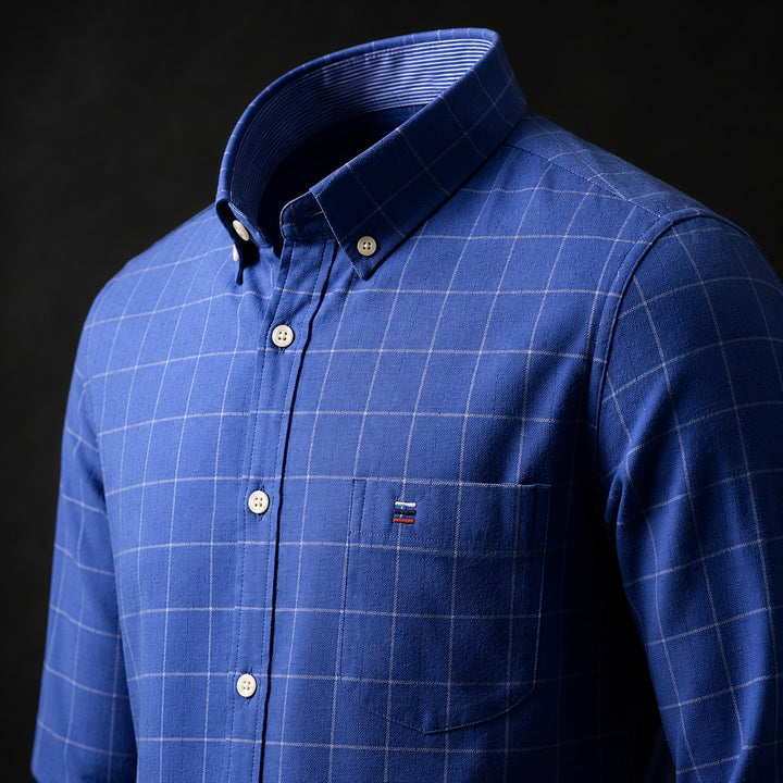 Quadra Plaid Oxford Shirt — ce_metastatic_01