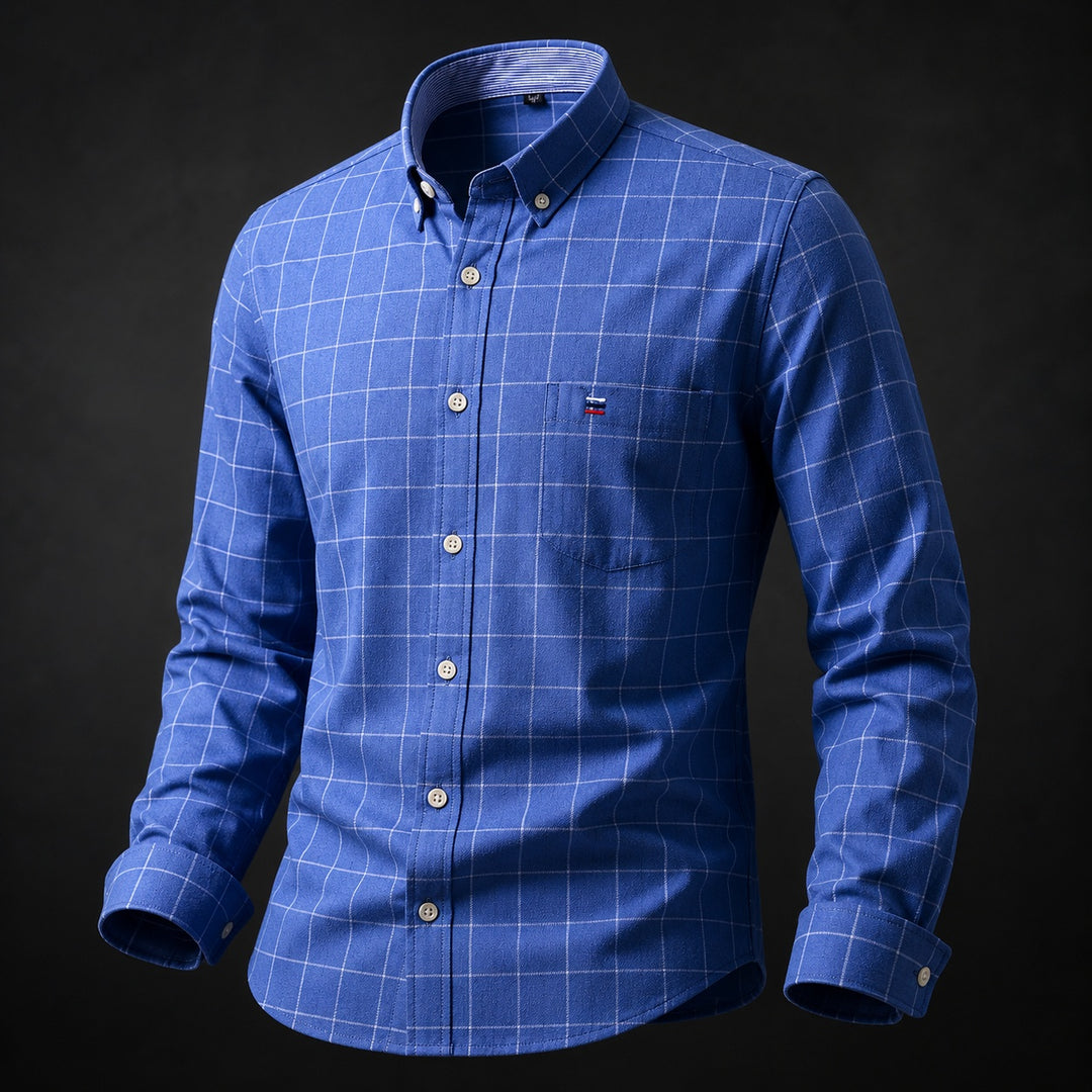 Quadra Plaid Oxford Shirt — ce_metastatic_02