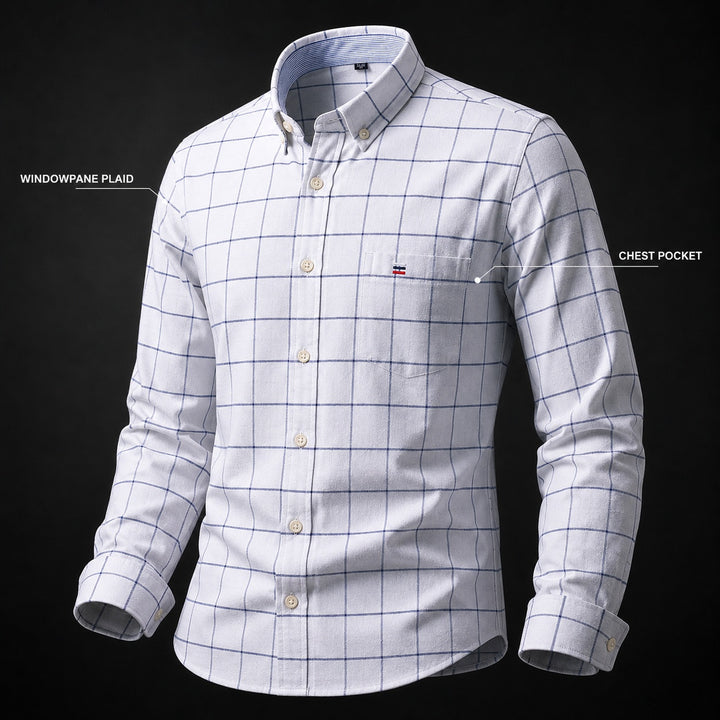 Quadra Plaid Oxford Shirt — ce_metastatic_04