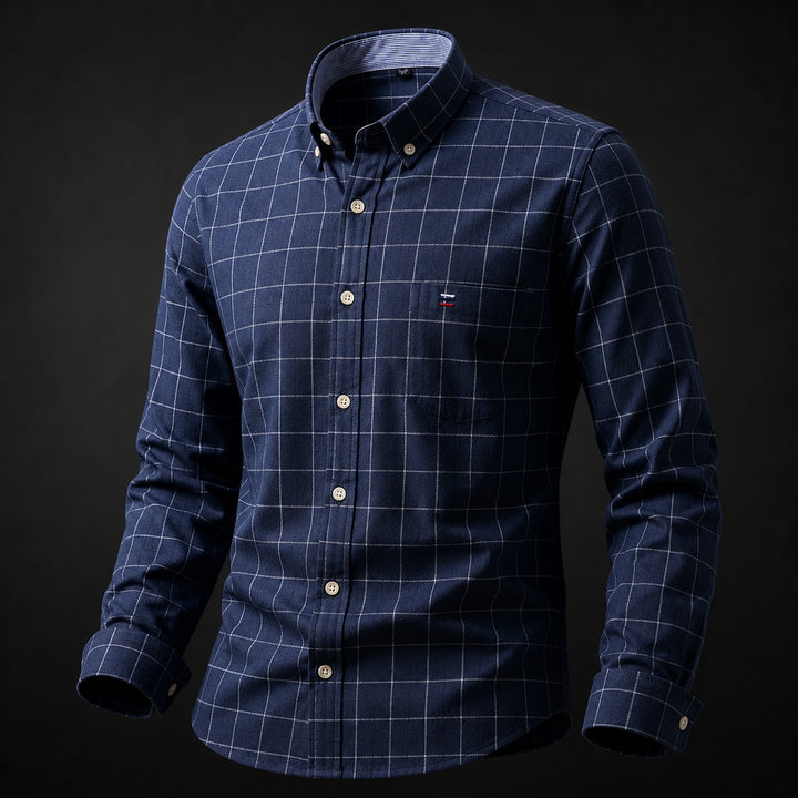 Quadra Plaid Oxford Shirt — ce_metastatic_05