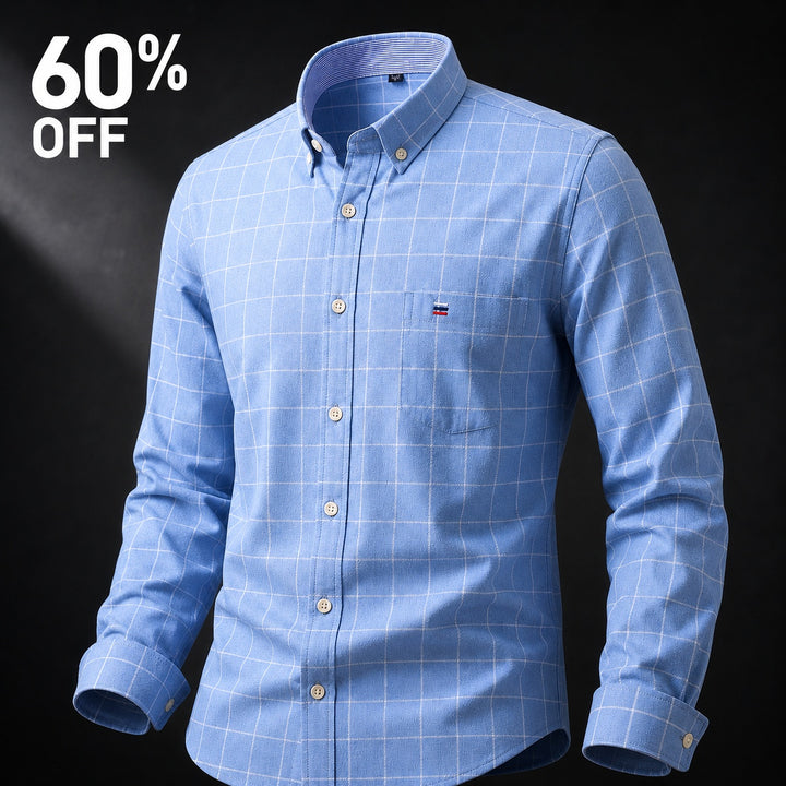 Quadra Plaid Oxford Shirt — ce_metastatic_06