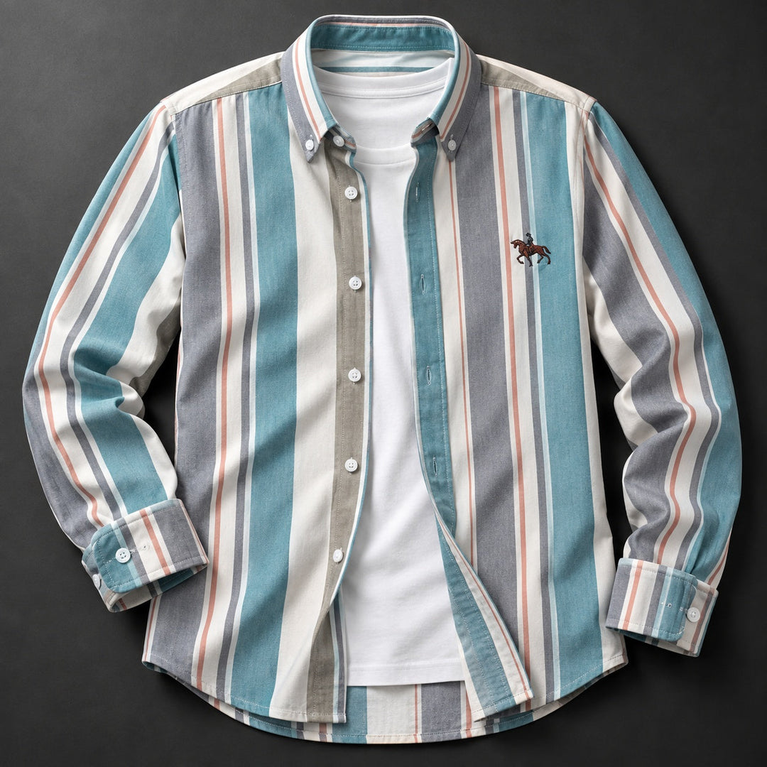 Racecourse Striped Oxford Shirt — ce_soul_s1_01