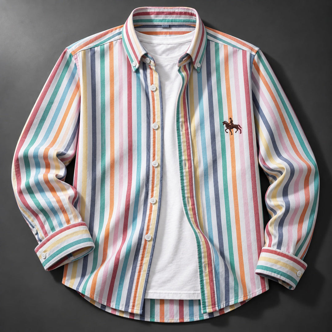 Racecourse Striped Oxford Shirt — ce_soul_s1_01