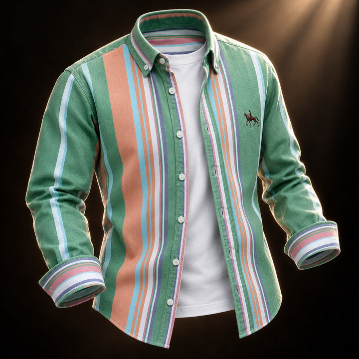 Racecourse Striped Oxford Shirt — ce_soul_s3_01
