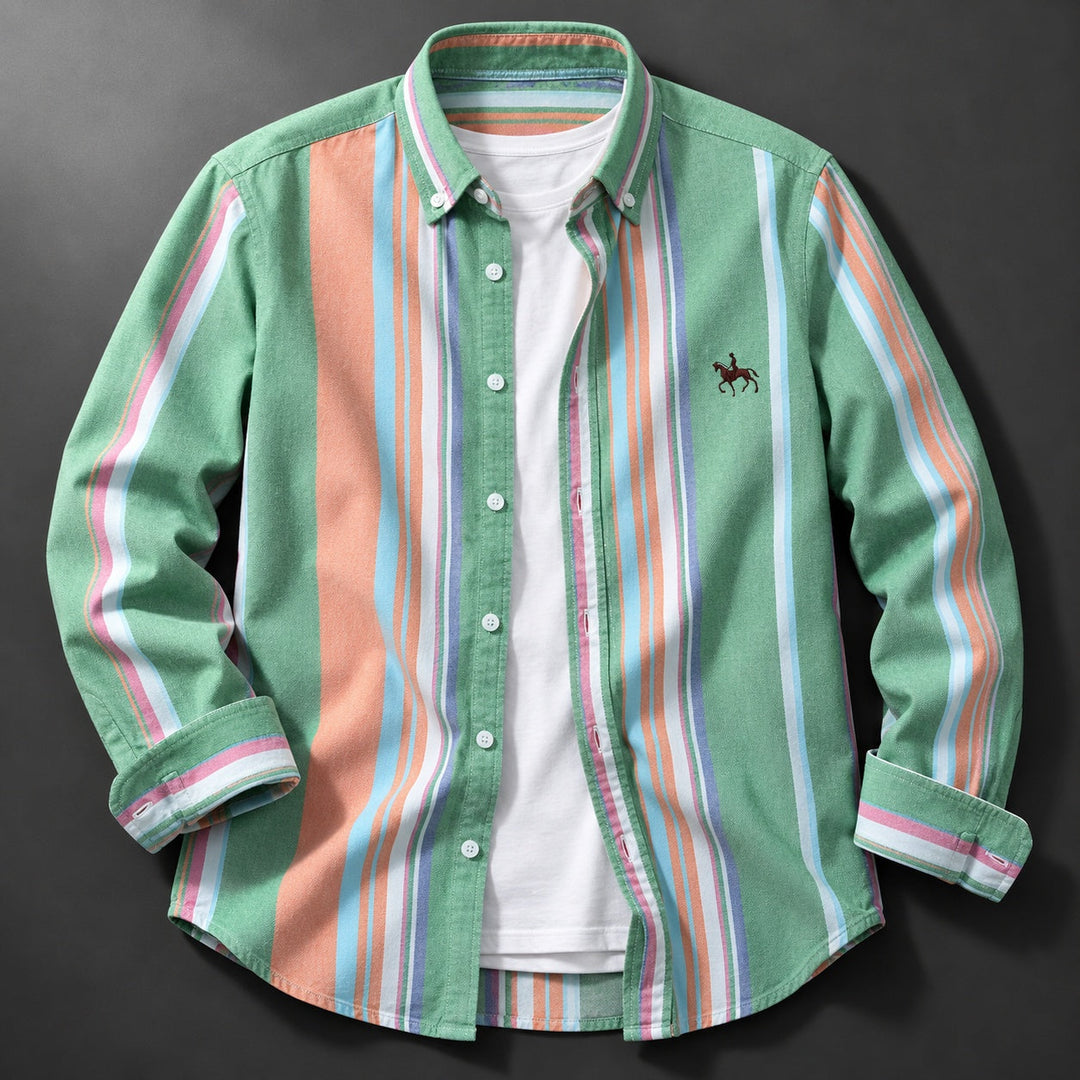 Racecourse Striped Oxford Shirt — ce_soul_s1_01