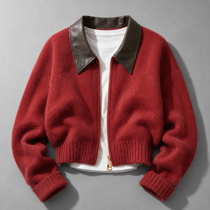 Rialto Leather-Collar Cardigan — ce_soul_s1_01