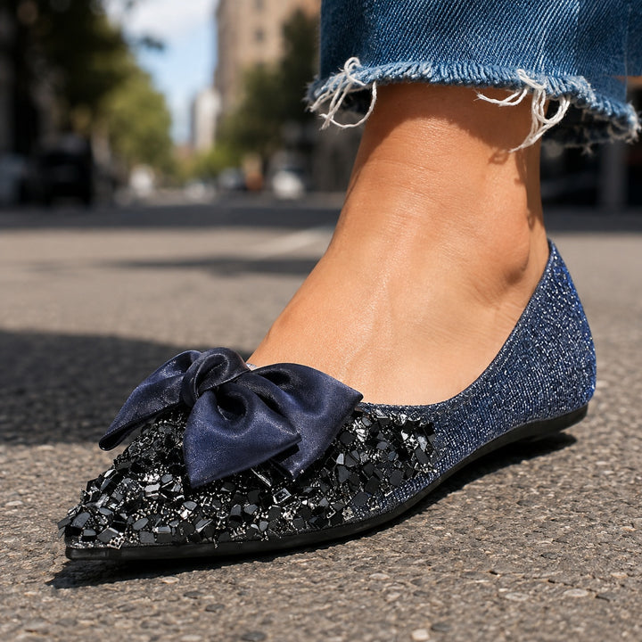 Ribbon Glimmer Pointed Flats — ce_brooklyn_s2_01