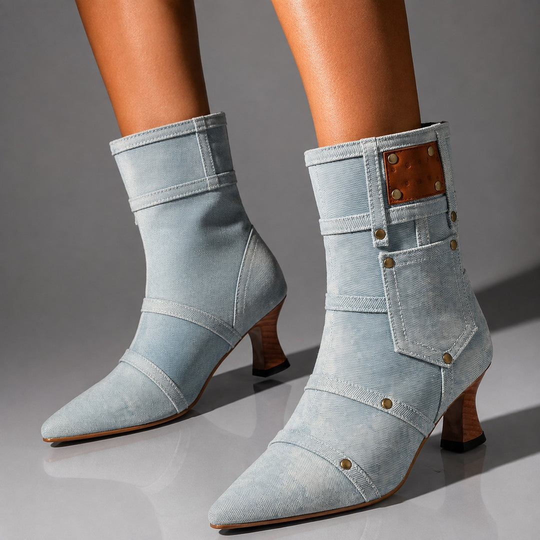 Rivetta Denim Ankle Boots — ce_brooklyn_s3_01