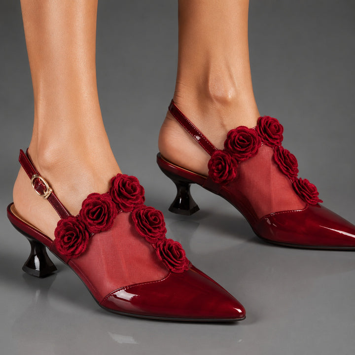 Rosellina Floral Mesh Slingback Pumps — ce_brooklyn_s3_01