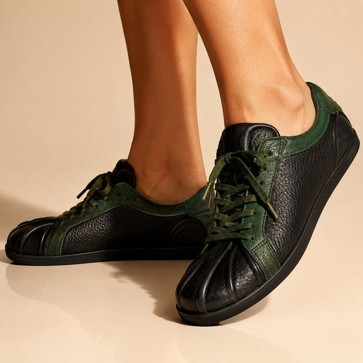 Sartina Pleated-Toe Lace-Up Sneakers — ce_brooklyn_s3_01