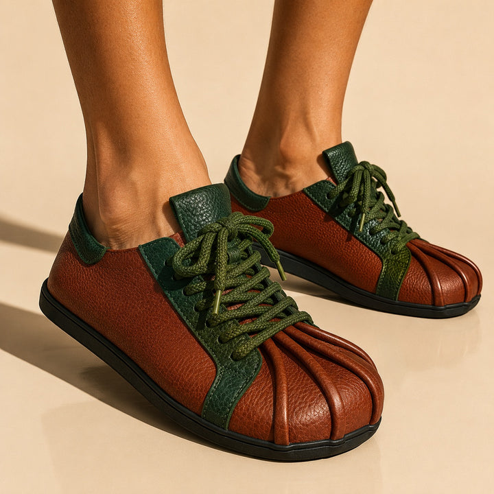 Sartina Pleated-Toe Lace-Up Sneakers — ce_brooklyn_s3_01