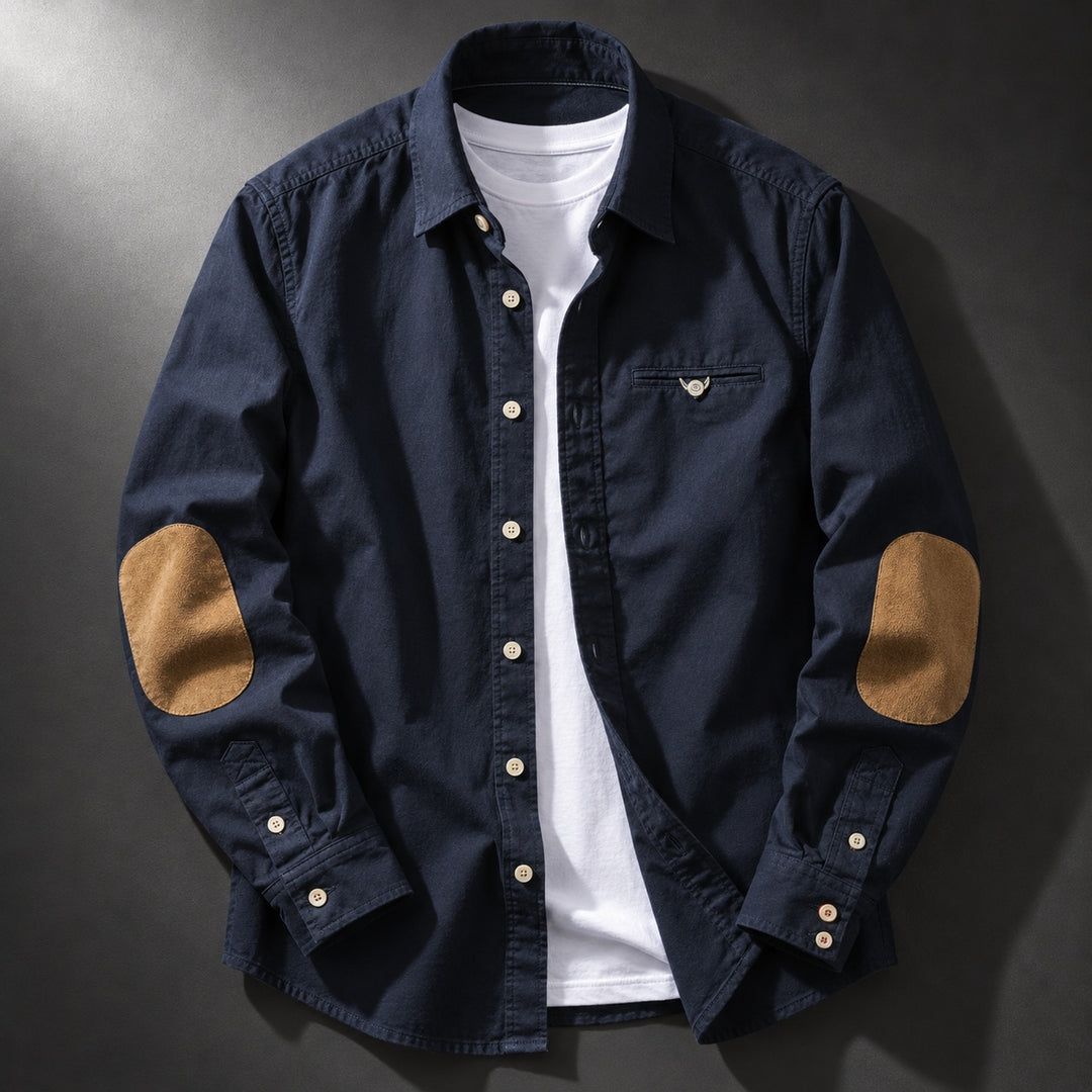 Scholar Elbow-Patch Oxford — ce_soul_s1_01