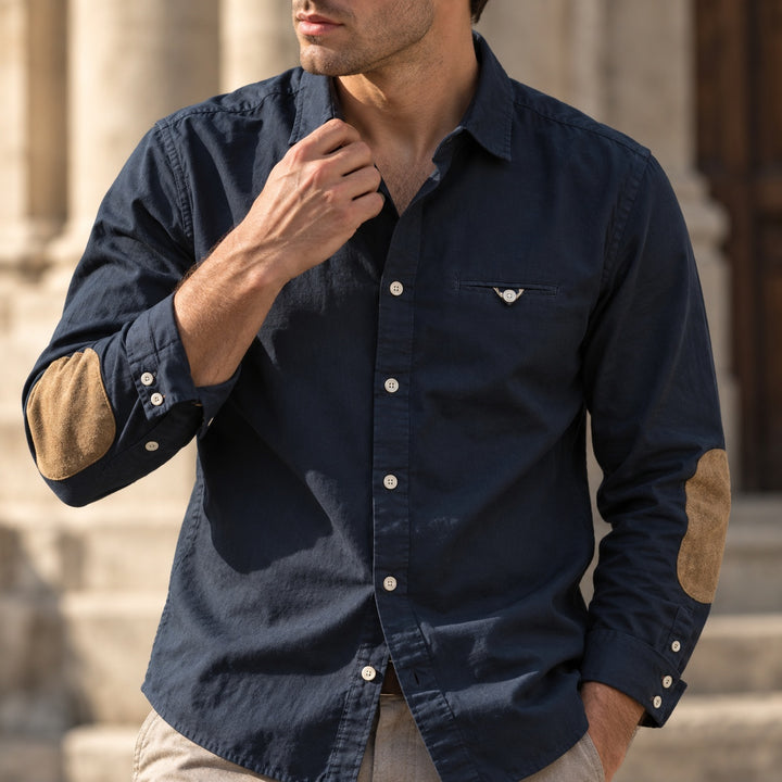 Scholar Elbow-Patch Oxford — ce_soul_s2_01