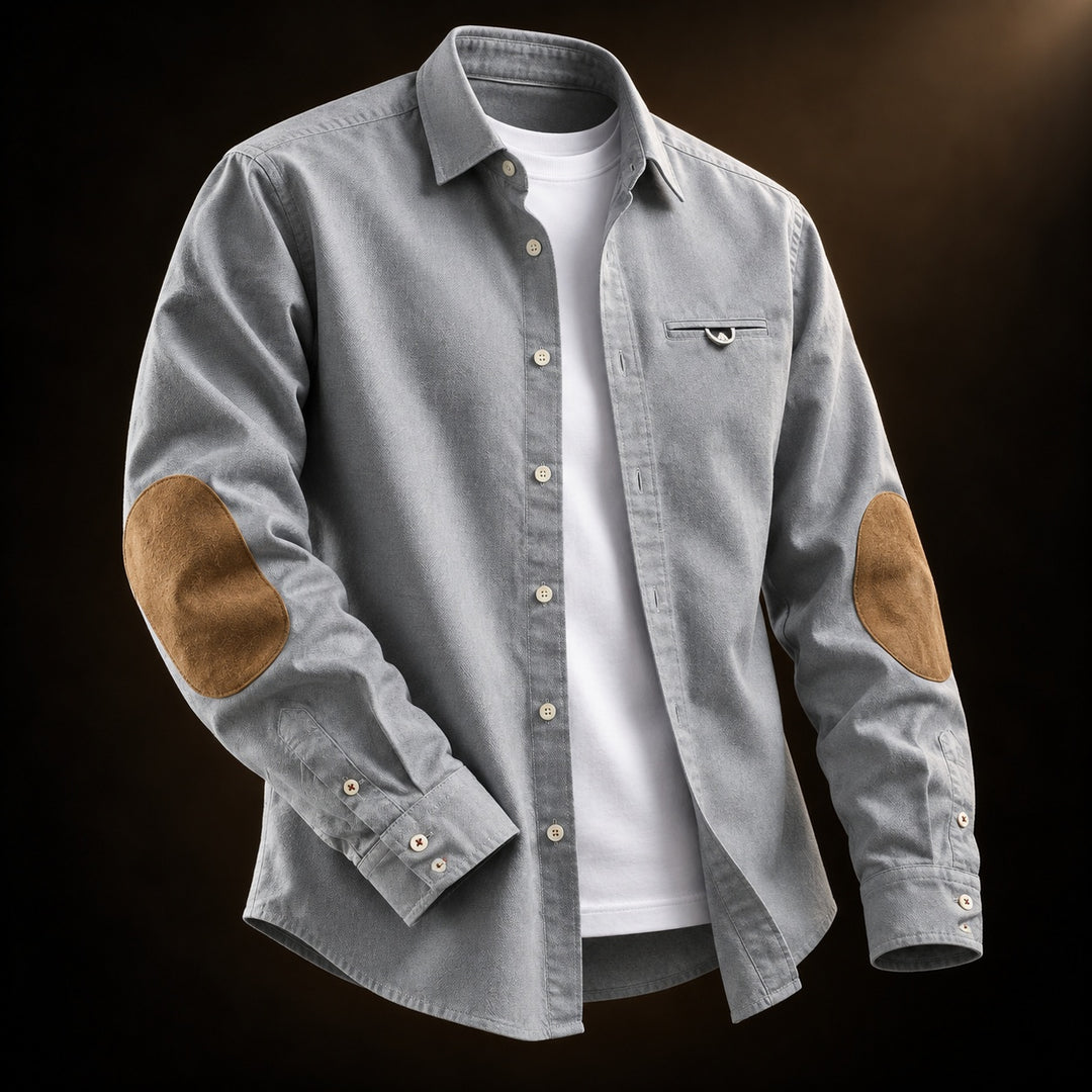 Scholar Elbow-Patch Oxford — ce_soul_s3_01