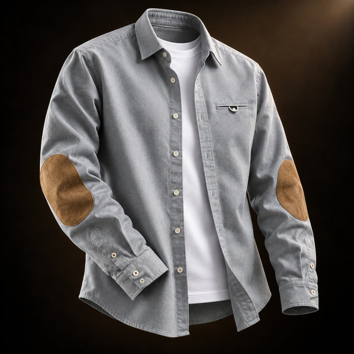 Scholar Elbow-Patch Oxford — ce_soul_s3_01