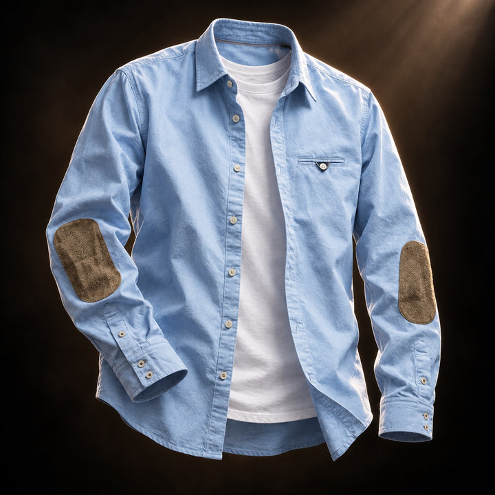 Scholar Elbow-Patch Oxford — ce_soul_s3_01