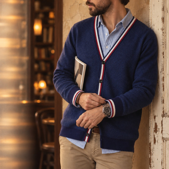 Scholar V-Neck Cardigan — ce_maiden_01