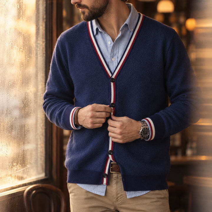Scholar V-Neck Cardigan — ce_maiden_01